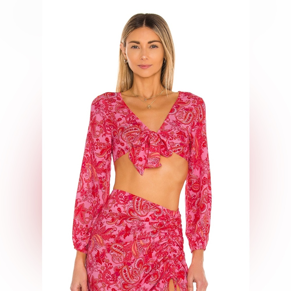 NWT Pink Paisley Jemma Top from VDM
